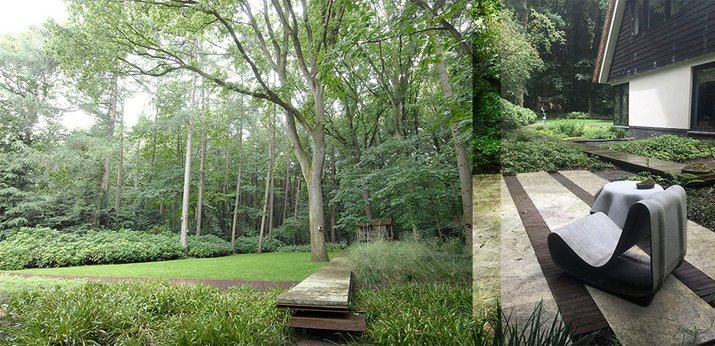 Andrew van Egmond -  Landscape architecture - Forest garden - Blaricum 't Gooi - modern garden design