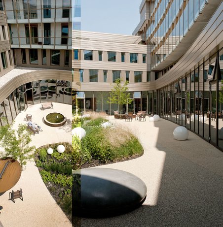Andrew van Egmond -  Contemporary Landscape Architecture - Utrecht - courtyard 